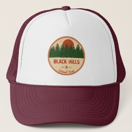 Black Hills National Forest Trucker Pet (Voorkant)