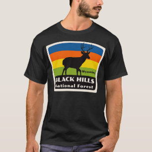 Black Hills National Forest Wyoming Roaming Herten T-shirt