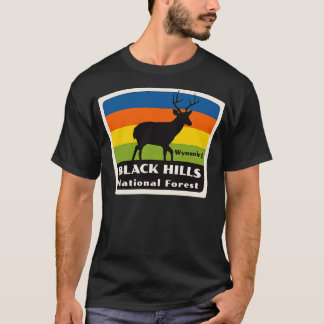 Black Hills National Forest Wyoming Roaming Herten T-shirt