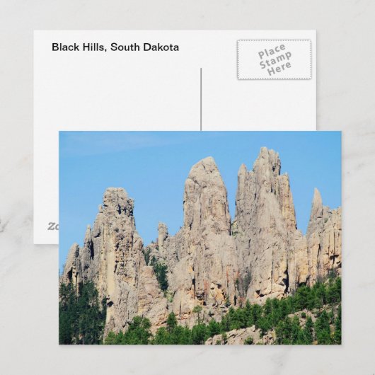 Black Hills, South Dakota Briefkaart (Voorkant / Achterkant)