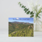 Black Hills South Dakota Briefkaart (Staand voorkant)