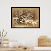 Black Hills, Treasure Coach SD 1887 Poster (Keuken)
