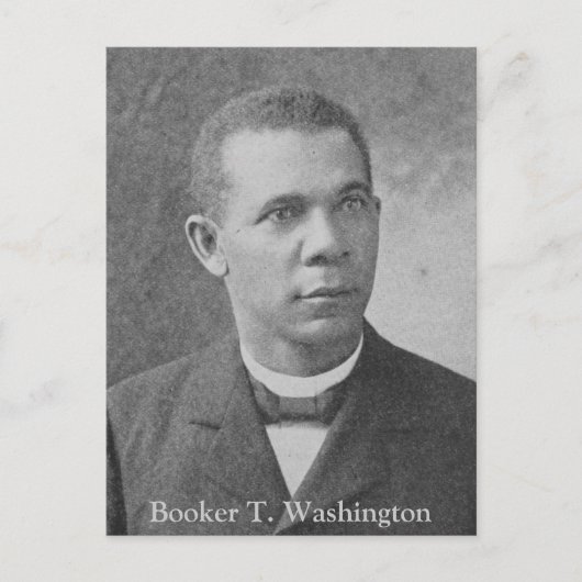 Black History Afbeelding van Booker T. Washington Briefkaart (Voorkant)