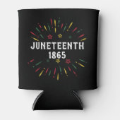 Black History African American Juneteenth 1865 Blikjeskoeler (Voorkant)