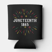 Black History African American Juneteenth 1865 Blikjeskoeler (Achterkant)