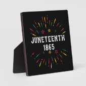 Black History African American Juneteenth 1865 Fotoplaat (Voorkant)