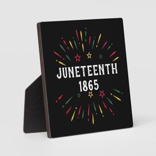 Black History African American Juneteenth 1865 Fotoplaat (Voorkant)