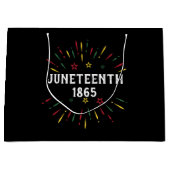 Black History African American Juneteenth 1865 Groot Cadeauzakje (Voorkant)