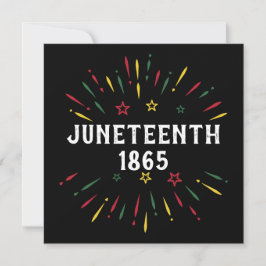 Black History African American Juneteenth 1865 Kaart