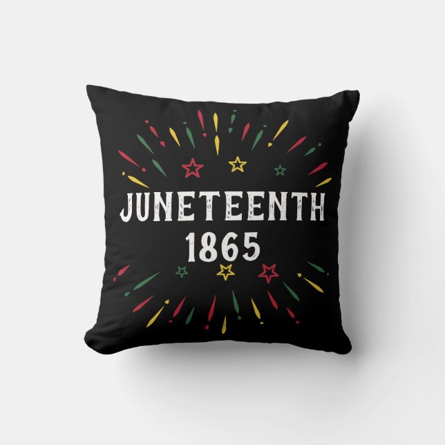 Black History African American Juneteenth 1865 Kussen (Voorkant)