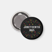 Black History African American Juneteenth 1865 Magneet (Voorkant / Achterkant)