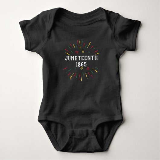 Black History African American Juneteenth 1865 Romper (Voorkant)
