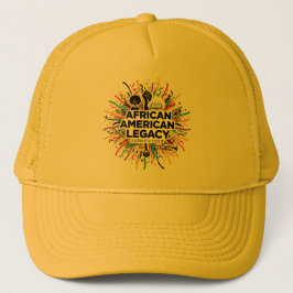 Black History African American Pride Trucker Hat Pet
