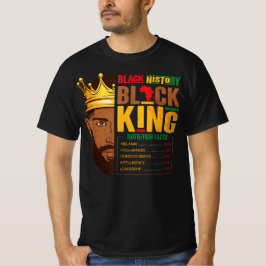 Black History Black King T-shirt