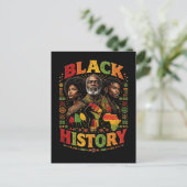 Black History Briefkaart (Staand voorkant)