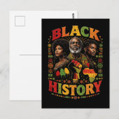 Black History Briefkaart (Voorkant / Achterkant)