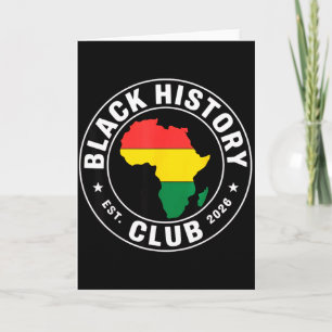 Black History Club Opgericht 2026 Afrika Trots Voo Kaart