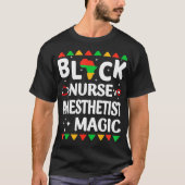 Black History CRNA Nurse Anesthetist African Ameri T-shirt (Voorkant)