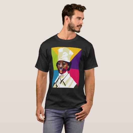 Black History Executive Chef Hercules T-shirt (Voorkant volledig)