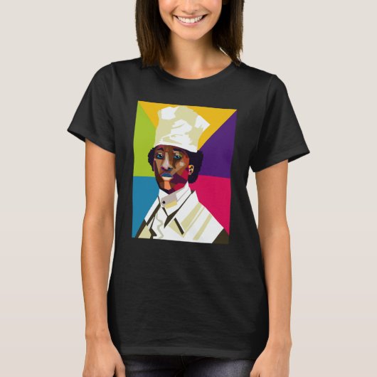 Black History Executive Chef Hercules T-shirt (Voorkant)