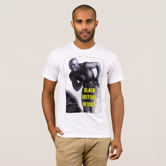 Black History Heroes T-Shirt (Man) (Voorkant volledig)