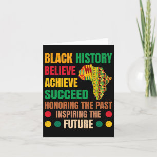 Black History Honing Past Inspirating Future Manne Kaart