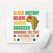 Black History Honing Past Inspirating Future Manne Muismat (Met muis)