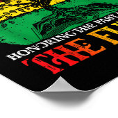 Black History Honing Past Inspireling Future Afric Poster (Hoek)