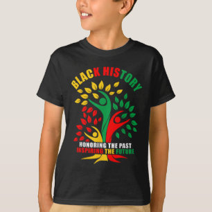 Black History Honing Past Inspireling Future Afric T-shirt