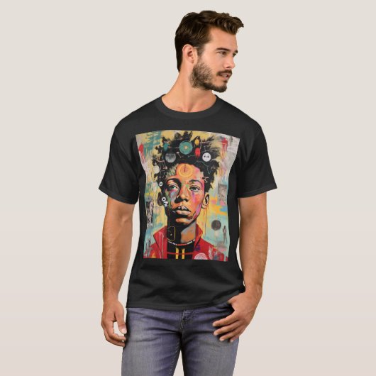 Black History Honor - Erfgoed en identiteitsontwer T-shirt (Voorkant volledig)