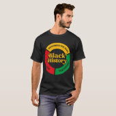 Black History Honoring Inspiring Future T-shirt (Voorkant volledig)