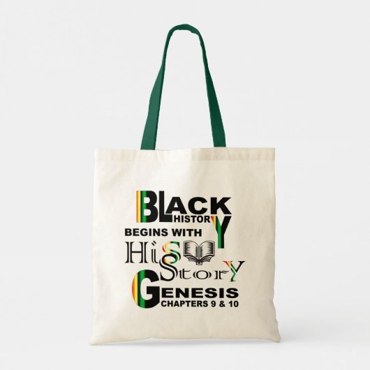 Black History I Budget Tas I GrnStrap (Achterkant)