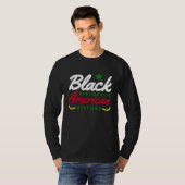 Black History Is American History BHM T-shirt (Voorkant volledig)