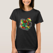 Black History Is American History Cube African Ame T-shirt (Voorkant)