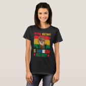 Black History Is American History Patriotic Africa T-shirt (Voorkant volledig)