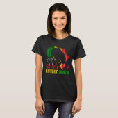 Black History Is American History Patriotic Africa T-shirt (Voorkant volledig)
