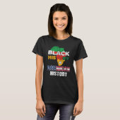 Black History Is American History Patriotic Africa T-shirt (Voorkant volledig)