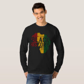 Black History Is American History Patriotic Africa T-shirt (Voorkant volledig)
