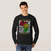 Black History Is American History Patriotic Africa T-shirt (Voorkant volledig)