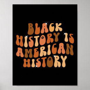 Black History is de Amerikaanse geschiedenis van d Poster