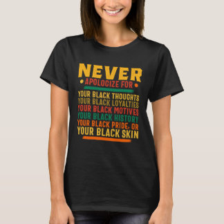 Black History is een maand Afro-Amerikaanse Pride T-shirt