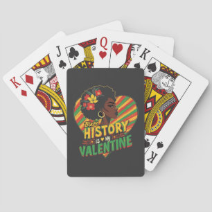 Black History is mijn Valentijn Black History Mont Pokerkaarten