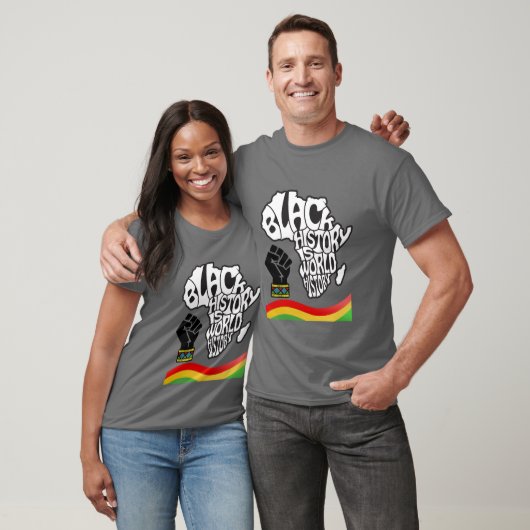 Black History Is World History Graphic Tee T-shirt (Unisex)