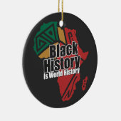 Black History Is World History Keramisch Ornament (Rechts)