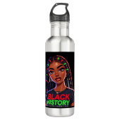 Black History Lady Waterfles (Voorkant)