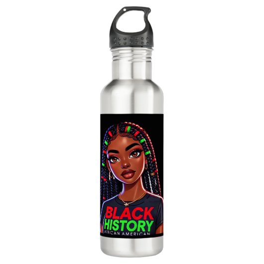 Black History Lady Waterfles (Voorkant)