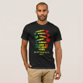 Black History Maand Activist Quote Gelijkheid T-shirt (Voorkant volledig)