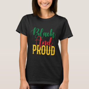 Black History Maand African American Black en Pro T-shirt