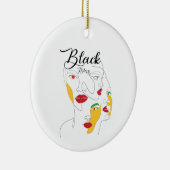 Black History Maand African American Keramisch Ornament (Rechts)