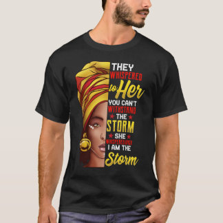 Black History Maand African American Woman T-shirt